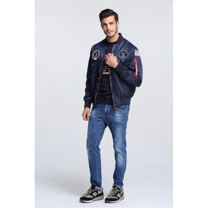 apollo ma 1bomber flight jacket