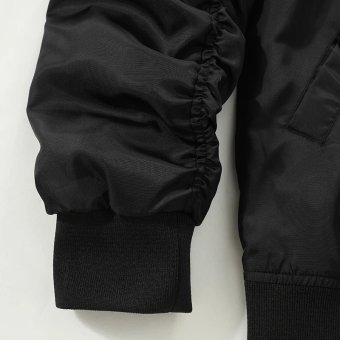 bassball style mens waterproof bomber jacket Army Green|Black