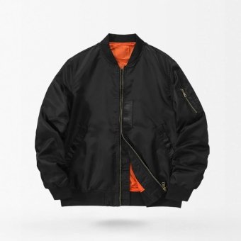 bassball style mens waterproof bomber jacket Army Green|Black