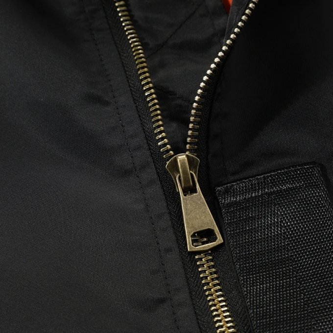 bassball style mens waterproof bomber jacket