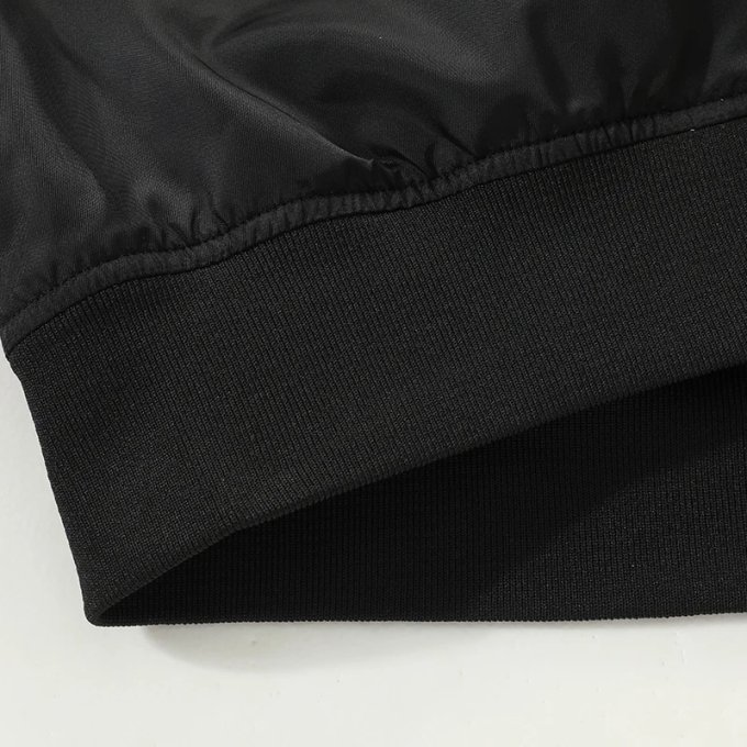 bassball style mens waterproof bomber jacket Army Green|Black