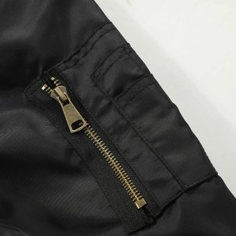 bassball style mens waterproof bomber jacket Army Green|Black