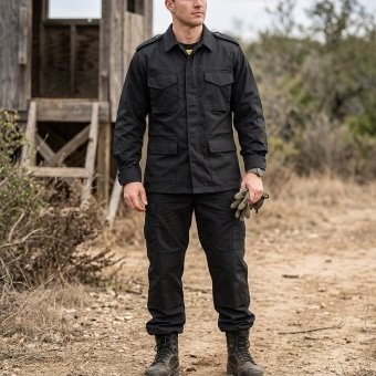 Black BDU Combat Uniform