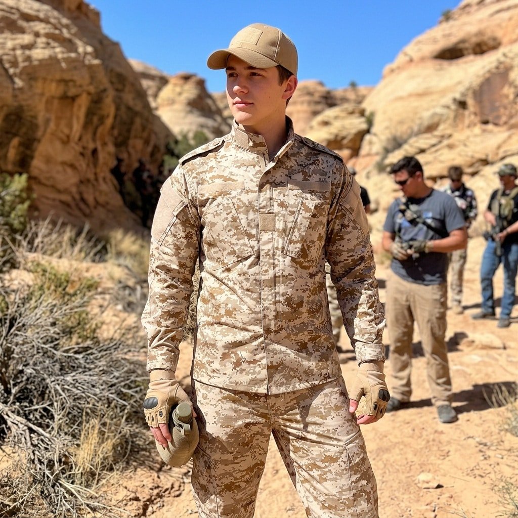Digital Desert Military Combat Uniform