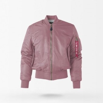 ma 1 pink military bomber flight jacket
