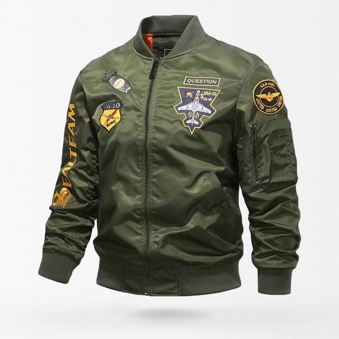 ma1 flight jacket air marine print