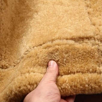 mens b3 military leather bomber fur jacket