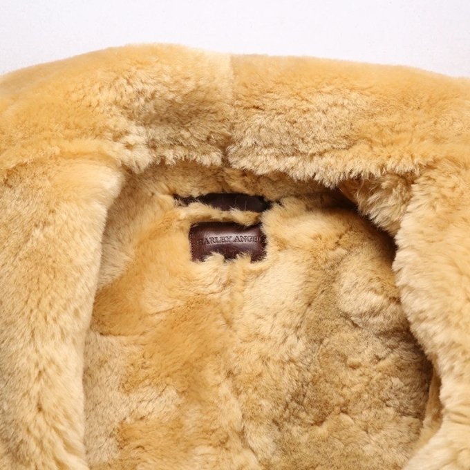 mens b3 shearling leather flight jacket