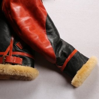 men's b3 shearling leather flight jacket