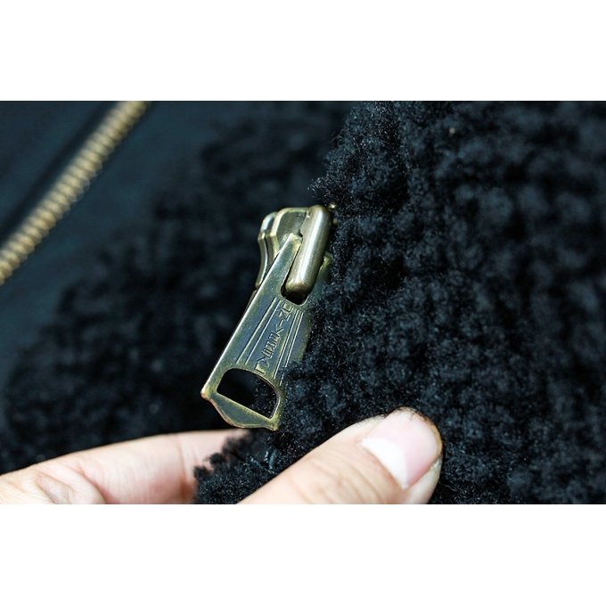 mens b7 shearling bomber fur jacket