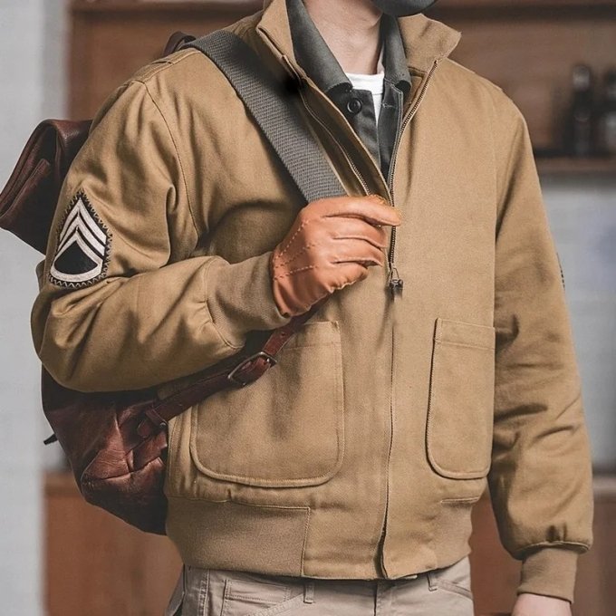 mens fury tanker bomber jacket Army Green|Black|Khaki|Navy Blue|White