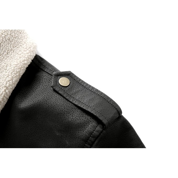 mens vintage leather bomber jacket Black|Khaki