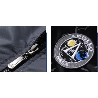 nasa double slided mens jacket