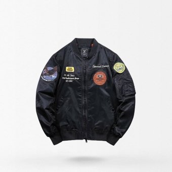 usaf black ma-1 flight jacket