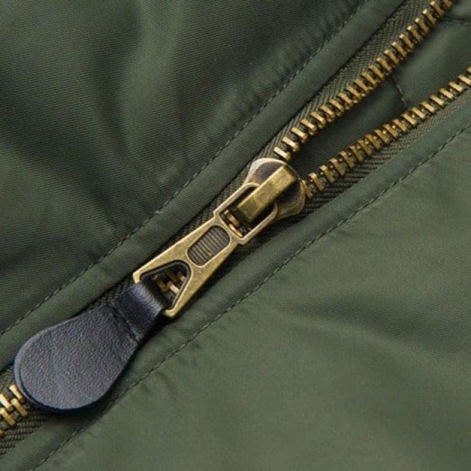vintage ma1 bomber flight jacket with waterproof