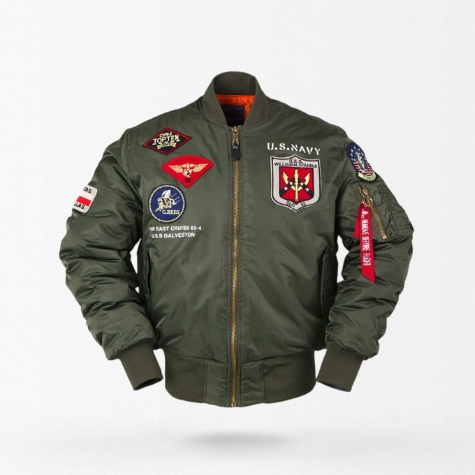 vintage ma1 bomber flight jacket with waterproof Black|Grey|Navy Blue|Olive Green|Pink|Purple|Red|White|Yellow