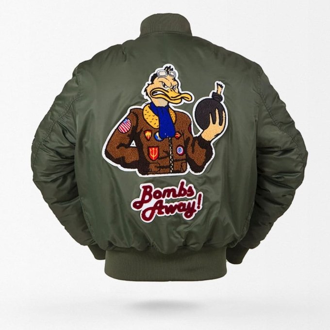 vintage ma1 bomber jacket
