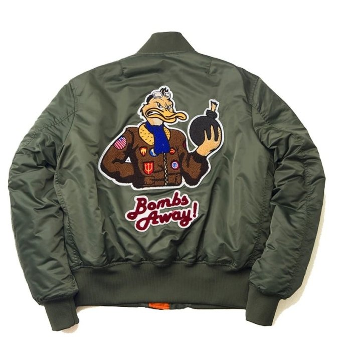 vintage ma1 bomber jacket - Image 4