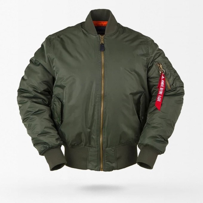 vintage ma1 bomber jacket - Image 2