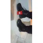 Waterproof Suede Hiking Boots Grey photo review