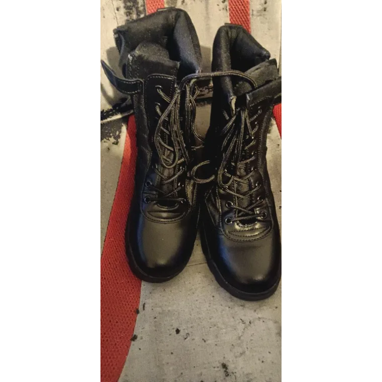 Lightweight tactical boots with zipper photo review