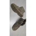 Safety toe military tan boots mid-height photo review