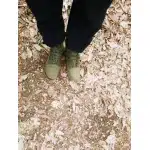 Lightweight Training Boots Faux Suede Army green photo review