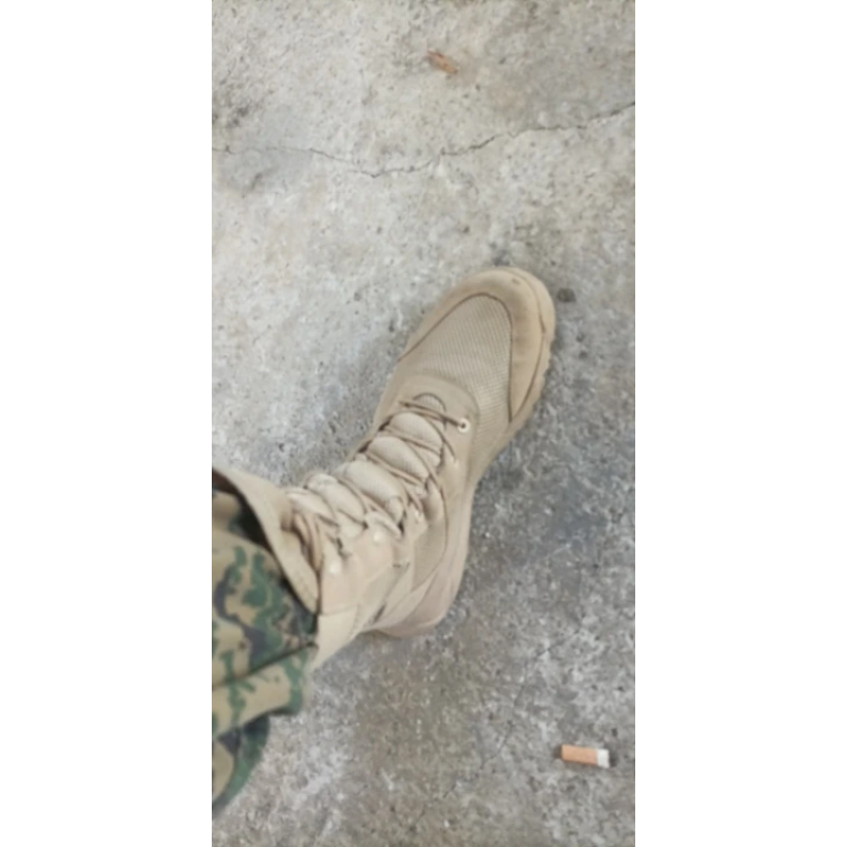 Breathable Combat Boots Desert Tan photo review