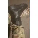 Side zip tactical boots with safety toe Black photo review