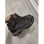 Waterproof Suede Hiking Boots Grey photo review