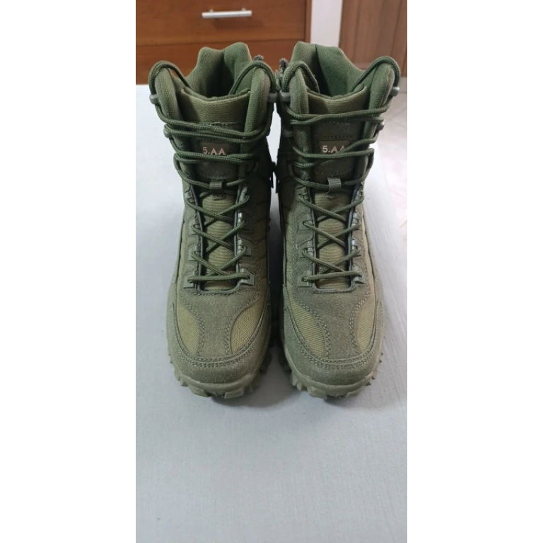 Desert Combat Boots Olive Green photo review