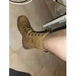Vintage combat boots coyote brown leather photo review