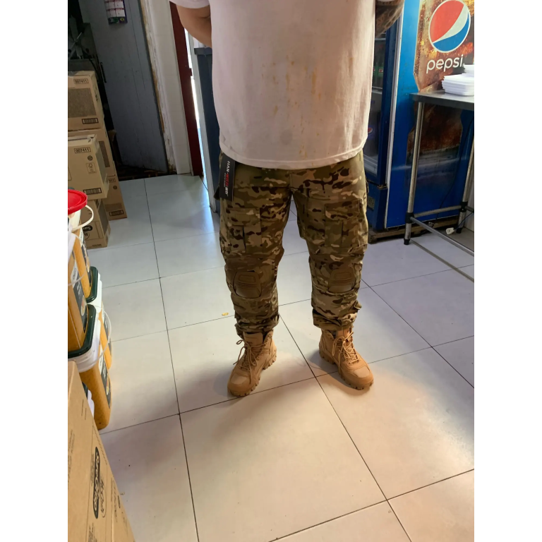 Mid cut tactical hiking boots Desert Tan "Huile" photo review