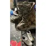 Green camouflage lightweight boots photo review