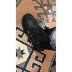 Black safety toe military boots photo review