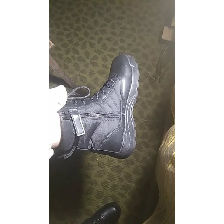 Lightweight tactical boots with zipper photo review
