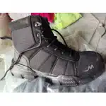 Tactical steel toe work boots Black photo review