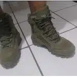 Mid cut tactical hiking boots Desert Tan "Huile" photo review