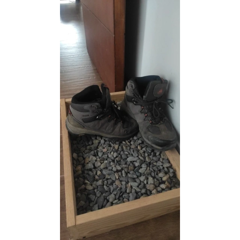 Waterproof Suede Hiking Boots Grey photo review