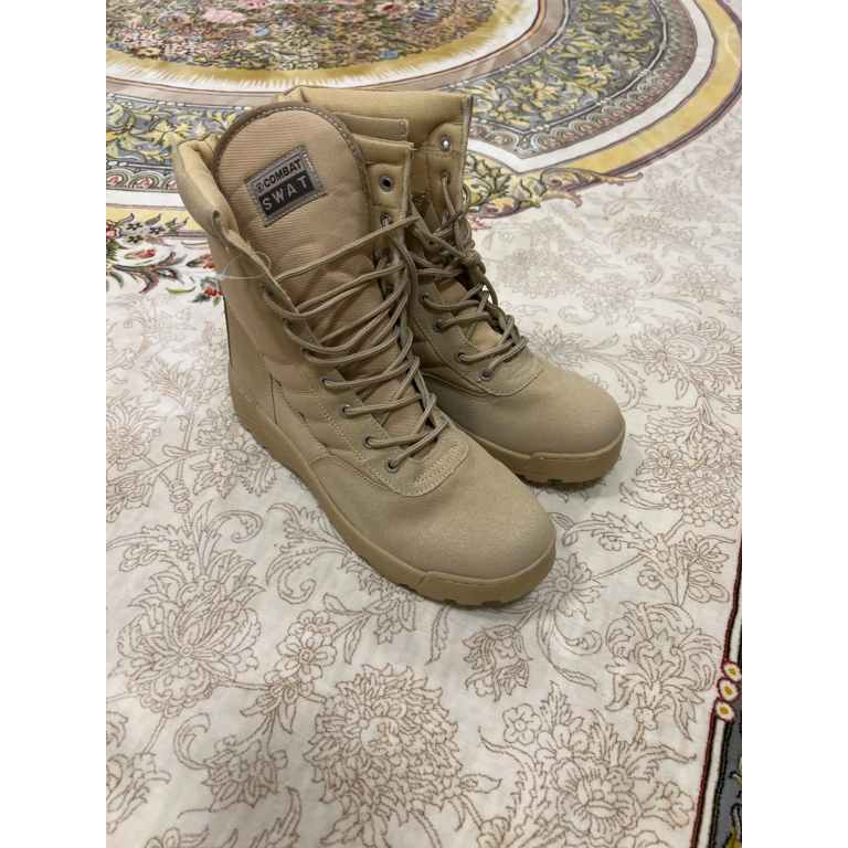 Lightweight tactical boots with zipper Desert Tan photo review