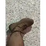 Lightweight Training Boots Faux Suede Coyote Brown photo review