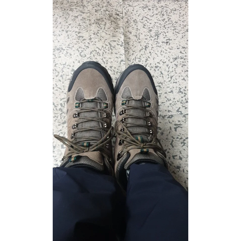 Waterproof military hiking Suede boots photo review