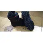 Side zip tactical boots with safety toe Black photo review