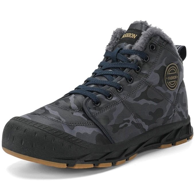 Army sneakers shoes Camouflage Gray-Blue