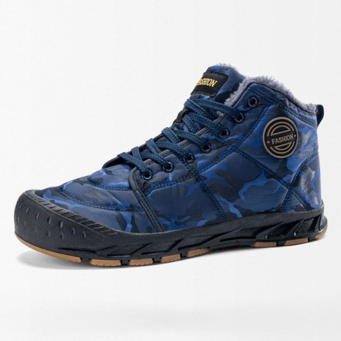 Army sneakers shoes Camouflage Blue