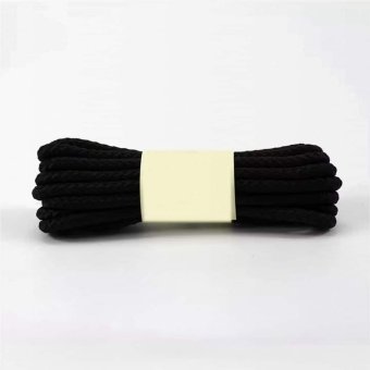 Black laces for combat boots