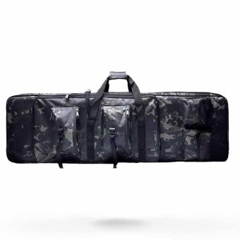 Black multicam rifle bag