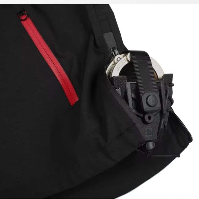 Black tactical winbreaker jacket "MCT" - Image 3
