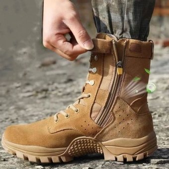 Breathable tactical boots Coyote Brown