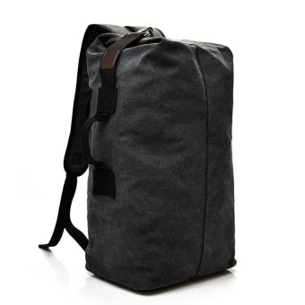 Canvas duffle bag army Black